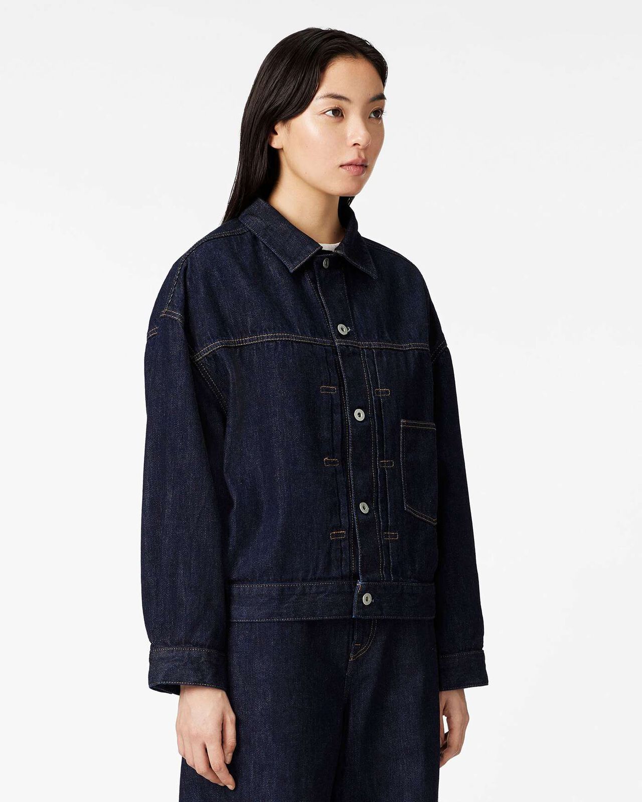 WOMEN | Selvedge Denim Jacket 12oz,INDIGO, large image number 1