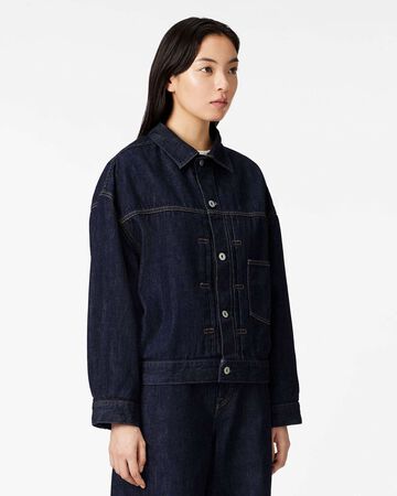 WOMEN | Selvedge Denim Jacket 12oz,INDIGO, large image number 1