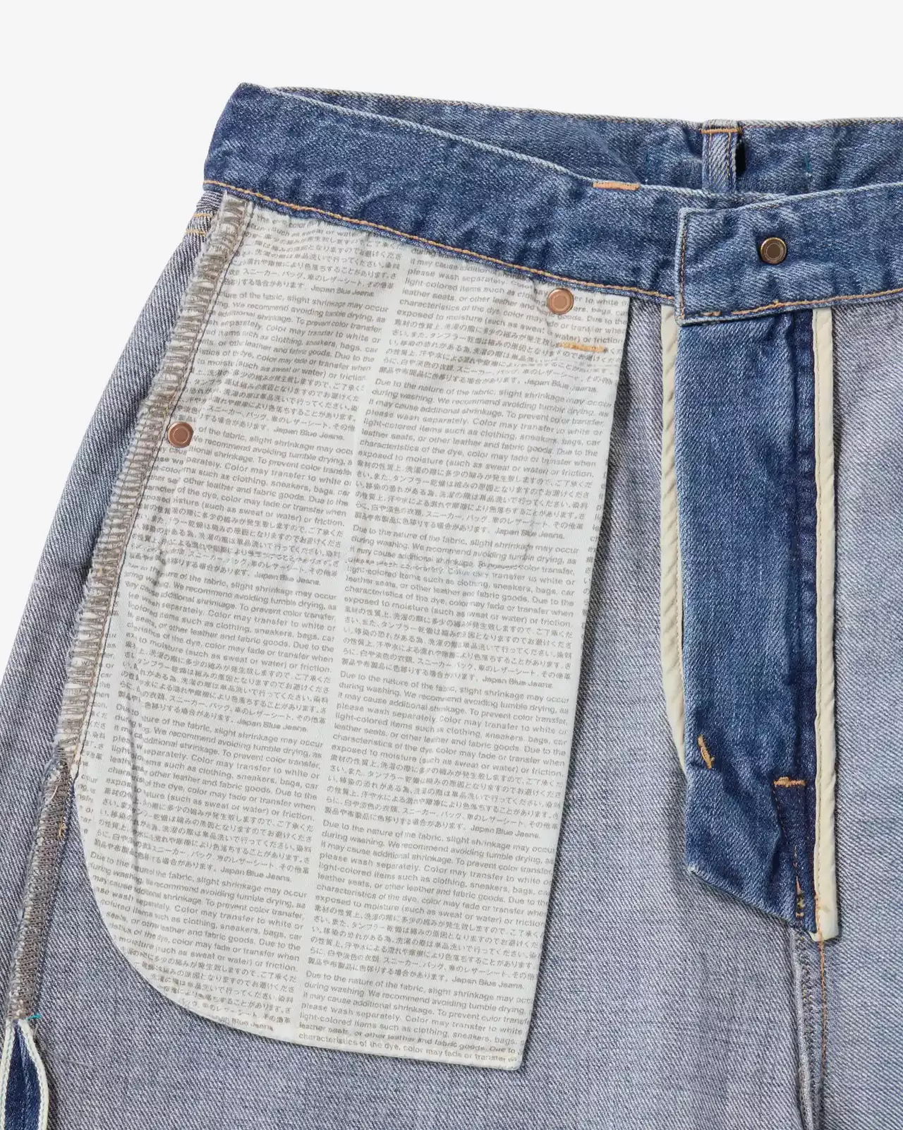 MEN | ReDESIGN Skew Wide Jeans 12oz Dark Indigo,DARK INDIGO, large image number 8