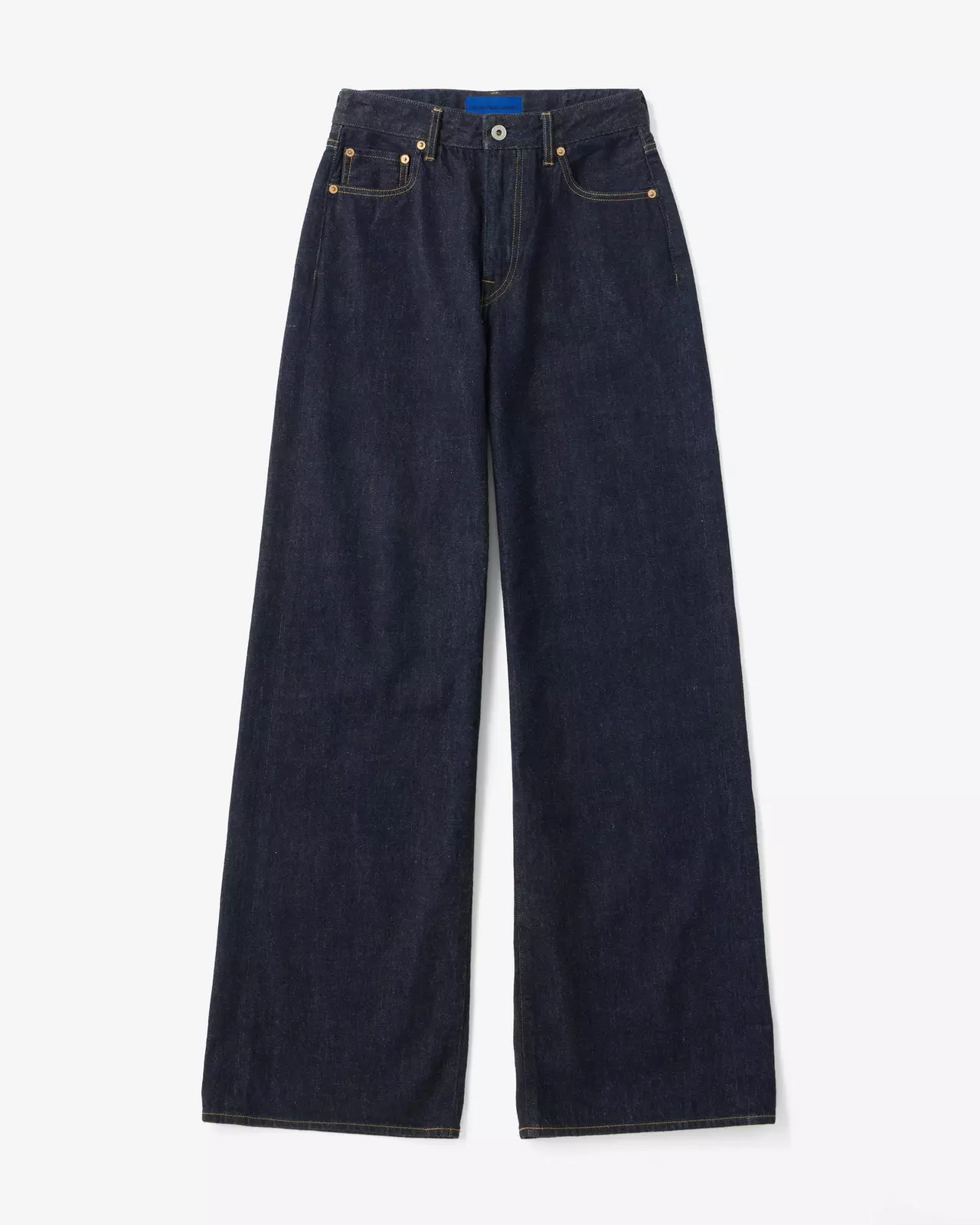 WOMEN | Selvedge Wide Straight Jeans 12oz,INDIGO, large image number 3