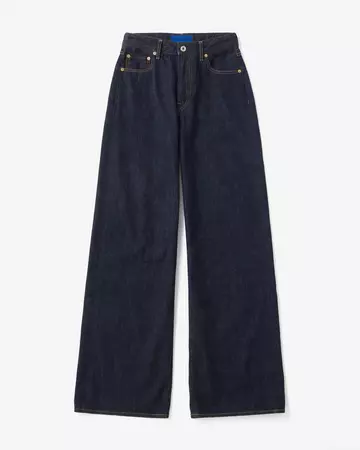 WOMEN | Selvedge Wide Straight Jeans 12oz,INDIGO, large image number 3