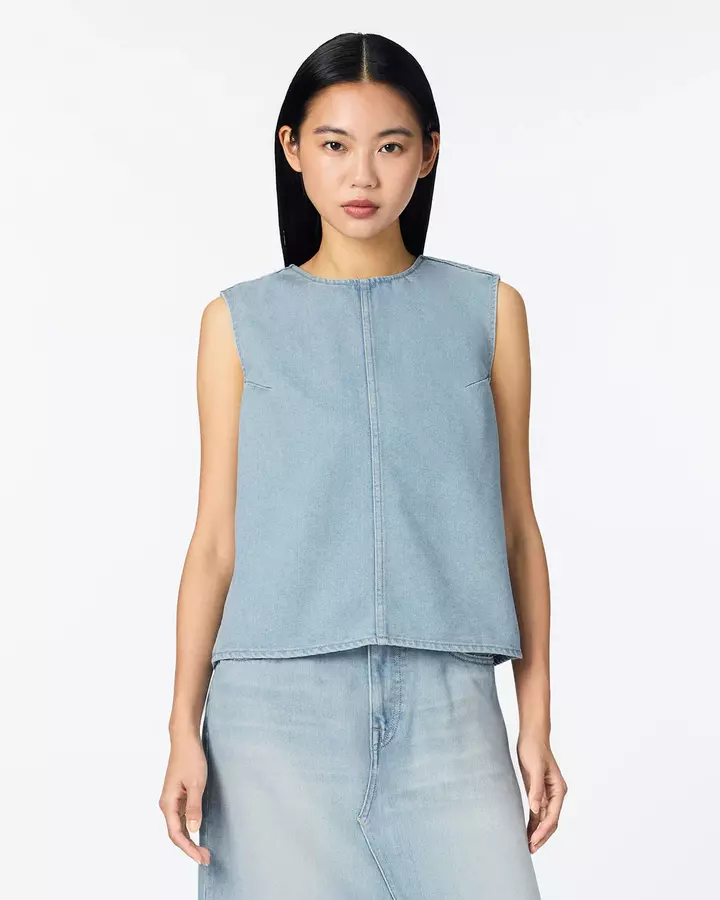 WOMEN | Light Denim NS shirt 9oz Light Indigo,, medium