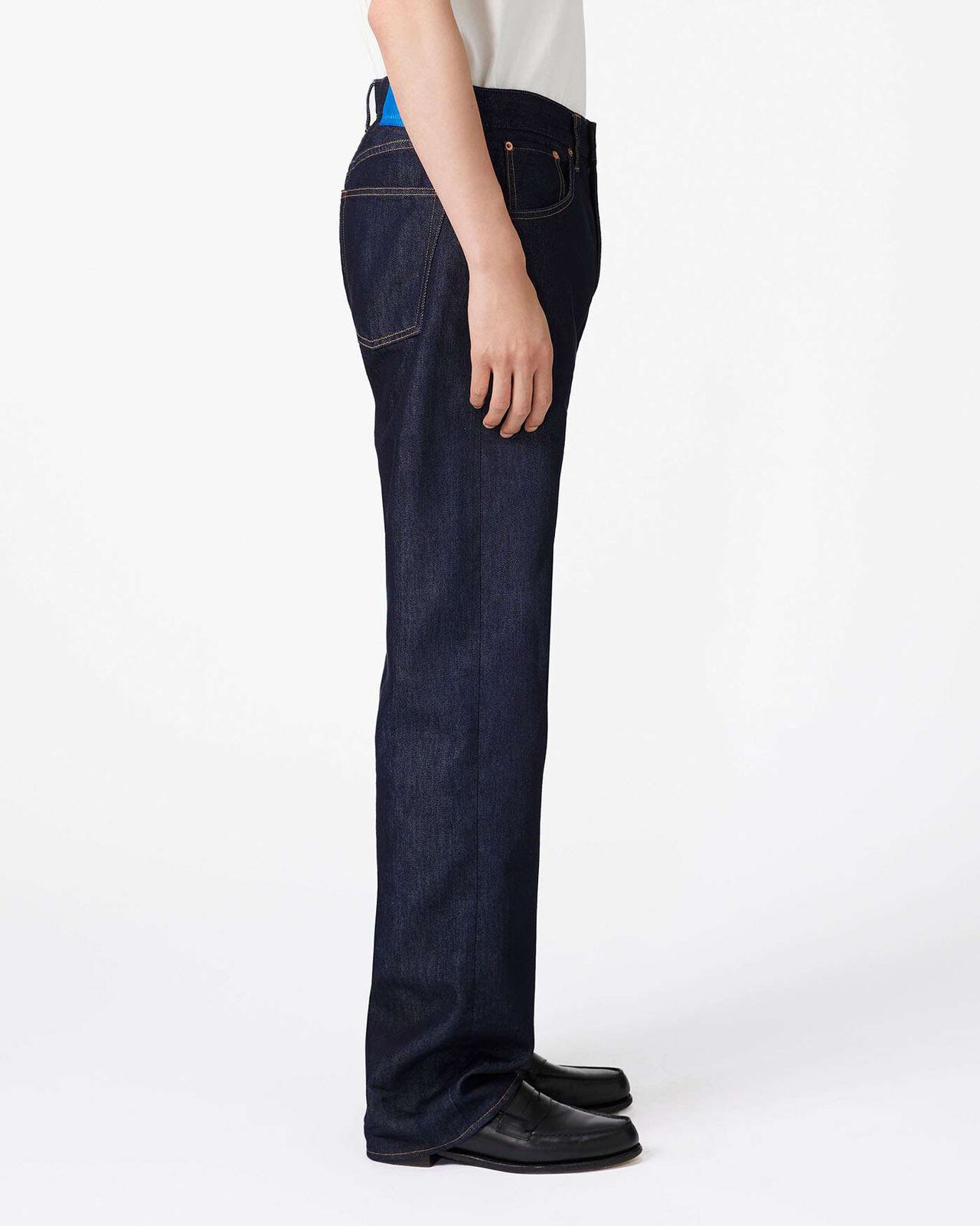 MEN | Light Wide Jeans 9oz,INDIGO, large image number 1