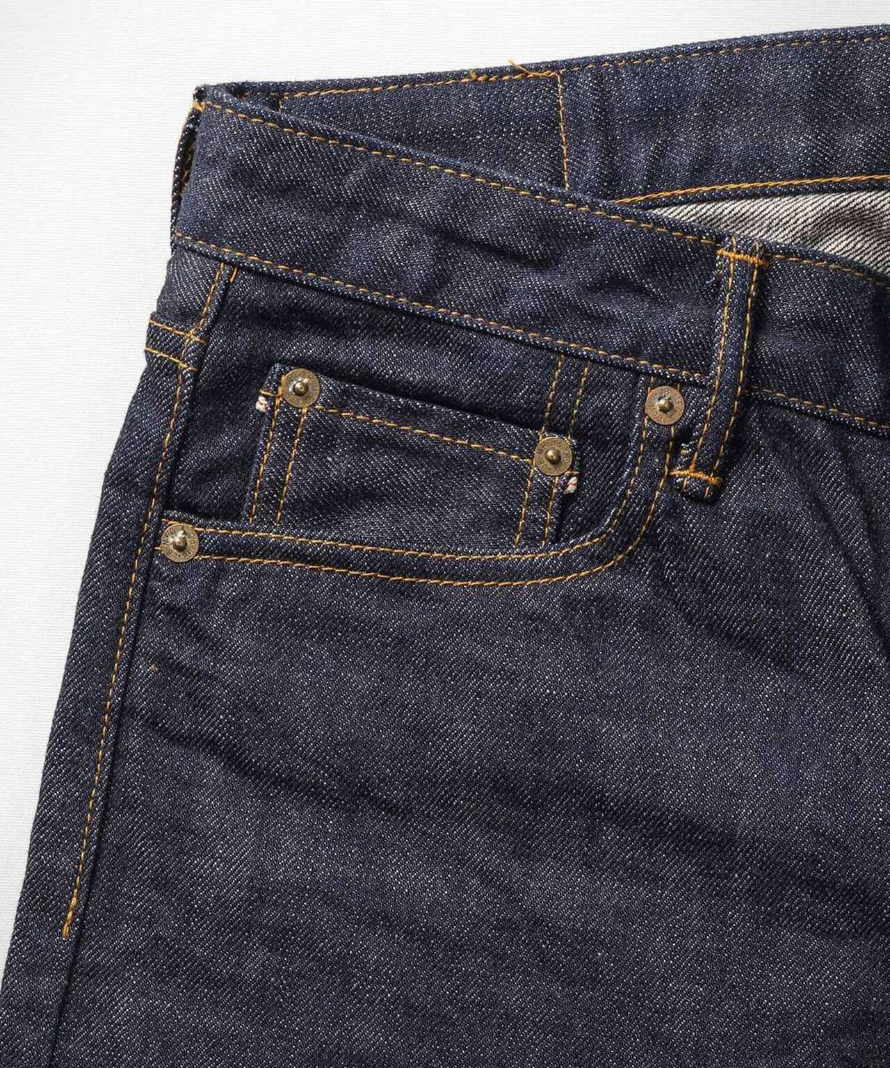 J404 12.5oz Africa Cotton Classic Straight Selvedge Jeans,INDIGO, large image number 4
