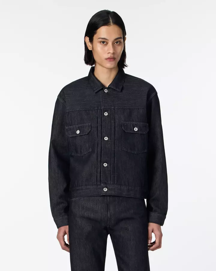 MEN | Light Type 2 Denim Jacket 9oz Black,, medium