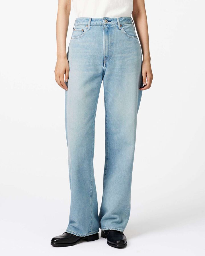 WOMEN | Light Straight Jeans 9oz Light Indigo,, medium