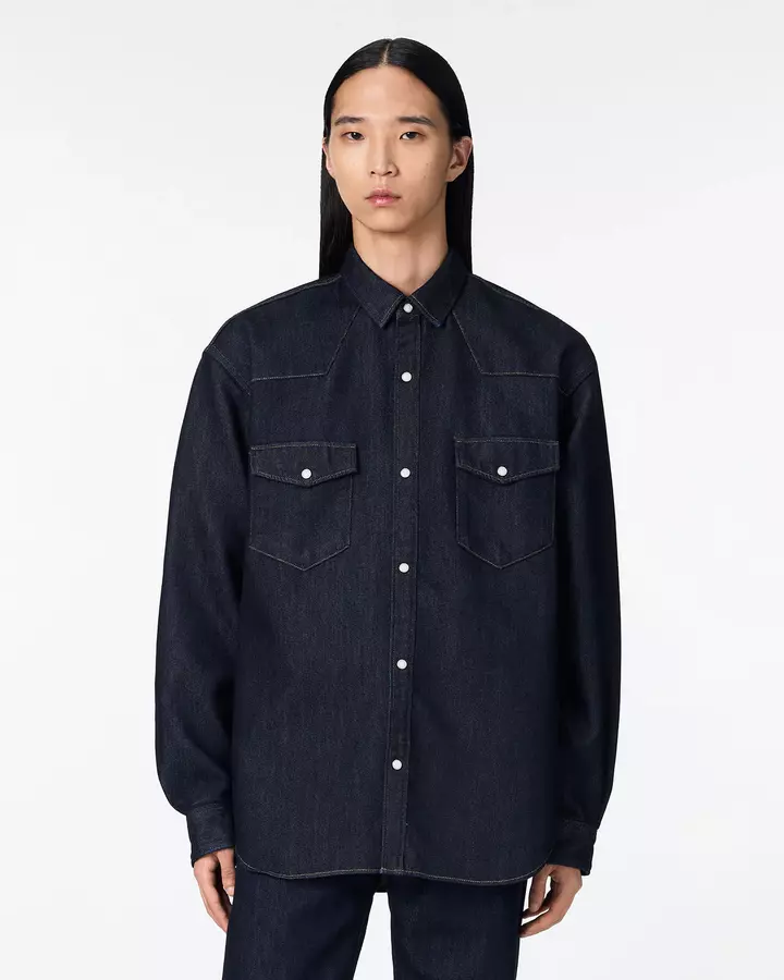 MEN | Light Relax Fit L/S Western Shirt 9oz,, medium
