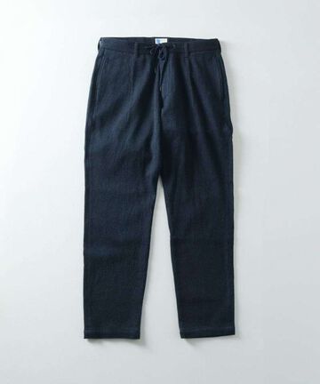 Sashiko Easy Tapered Pants,INDIGO, large image number 6