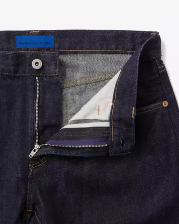 MEN | Selvedge Slim Jeans 12oz,INDIGO, large image number 4