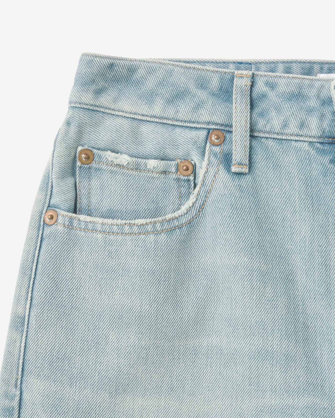 WOMEN | Light Flare Jeans 9oz Light Indigo,LIGHT INDIGO, large image number 7