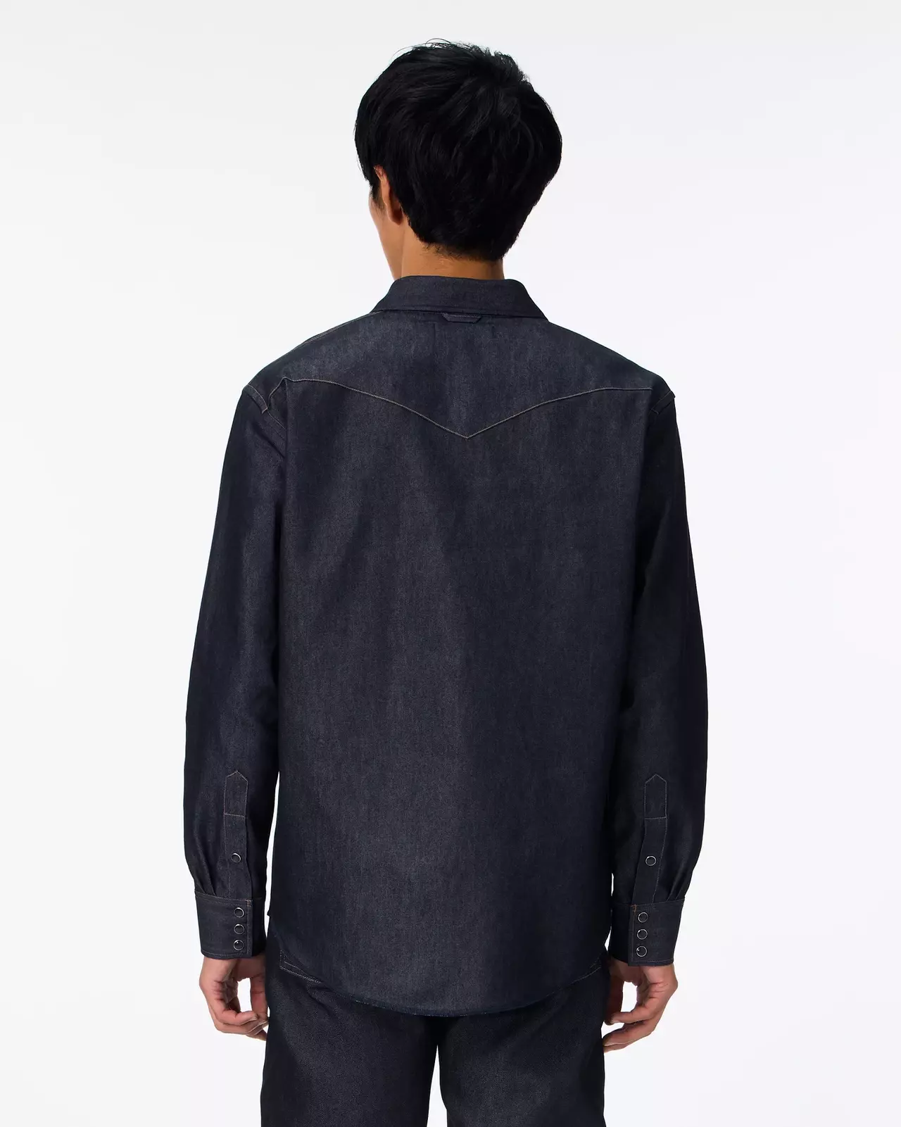 MEN | Light Denim Western Shirt 7oz Rigid,RIGID, large image number 2