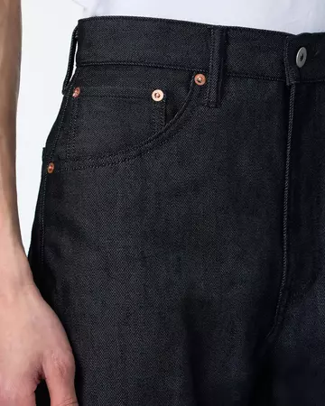 MEN | Light Tapered Jeans 9oz Black,BLACK, large image number 3