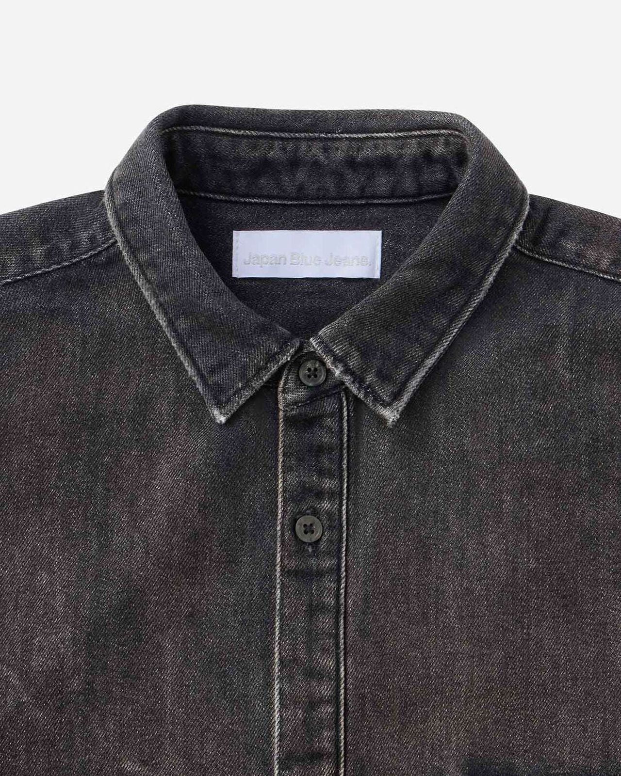 MEN | Light Relax Fit L/S Shirt 9oz Washed Black,WASHED BLACK, large image number 6