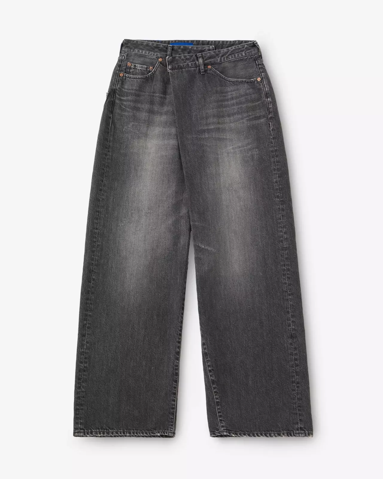 WOMEN | Wrap Straight Jeans 11oz Washed Black,BLACK, large image number 3