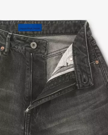 WOMEN | Damage Loose Jeans 11oz Washed Black,BLACK, large image number 5