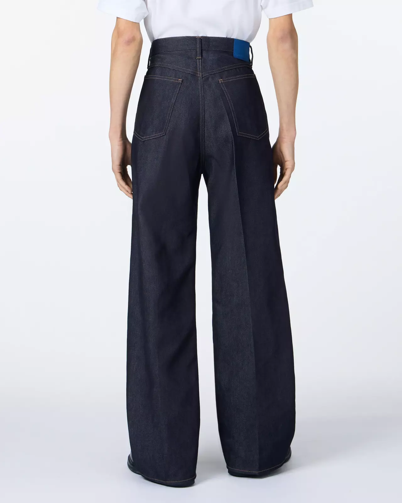 MEN | Light Wide Press Trousers 9oz Rigid,RIGID, large image number 2
