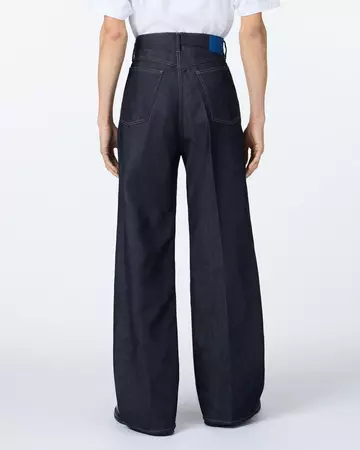 MEN | Light Wide Press Trousers 9oz Rigid,RIGID, large image number 2