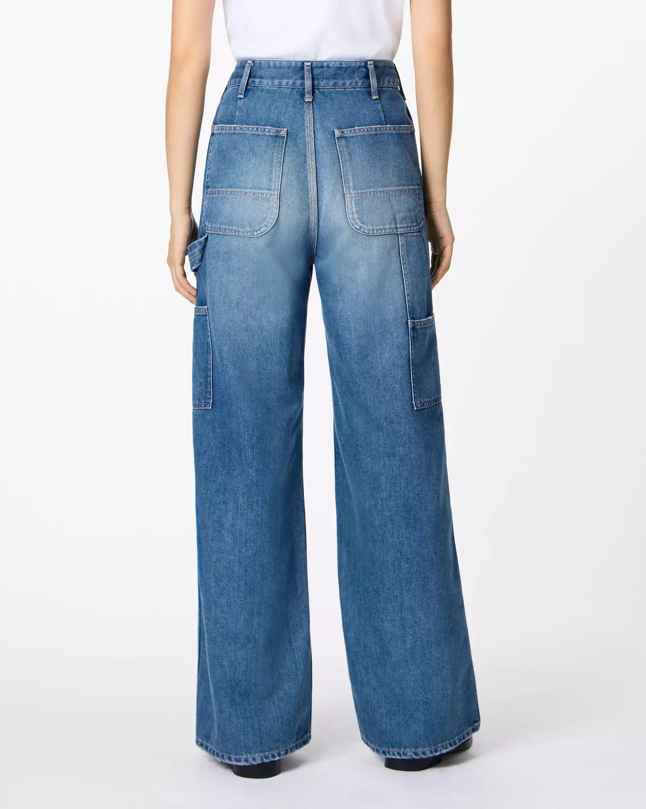 WOMEN | Light Painter Pants 9oz Medium Indigo,MEDIUM INDIGO, large image number 2
