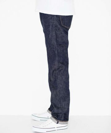 J401 14.8oz US Cotton Classic Straight Selvedge Jeans,INDIGO, large image number 1