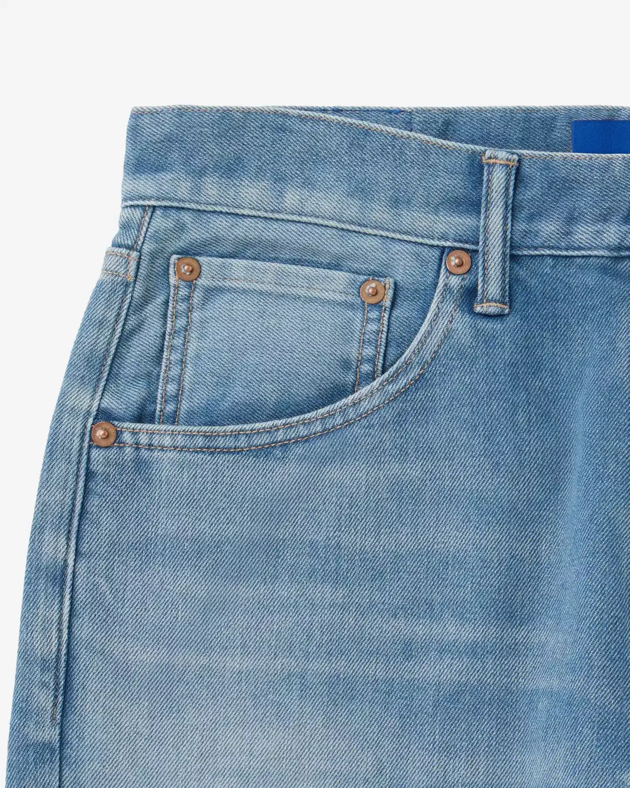 MEN | Light Tapered Jeans 9oz Medium Indigo,MEDIUM INDIGO, large image number 9