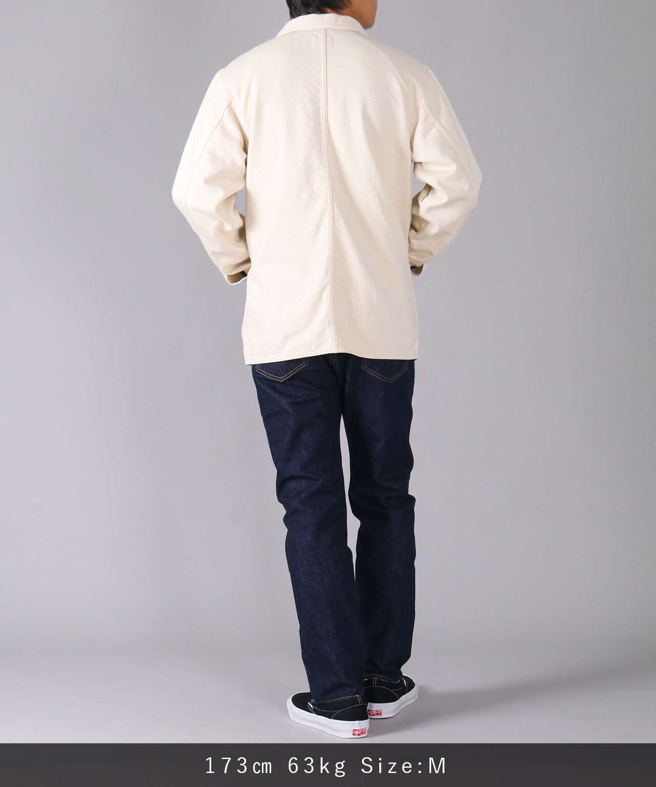 Organic Drill Coverall Jacket,NATURAL, large image number 11