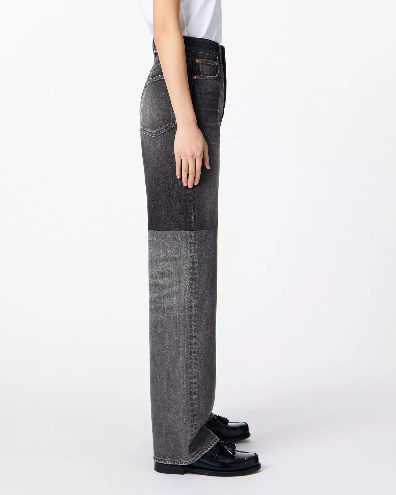 WOMEN | Switch Straight Jeans 11oz Washed Black,BLACK, large image number 1