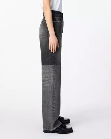 WOMEN | Switch Straight Jeans 11oz Washed Black,BLACK, large image number 1