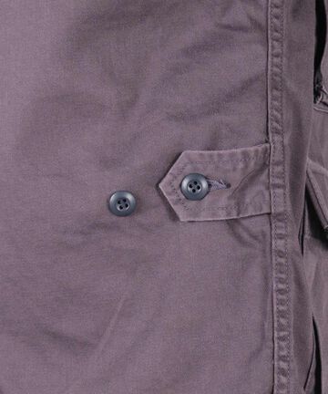 Sulphur Dyed Loose Satin Fatigue Jacket,OLIVE, large image number 10