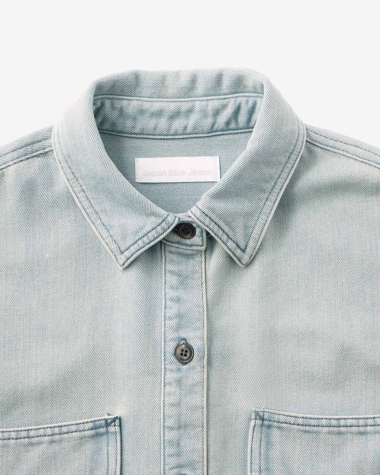 WOMEN | Light Denim Shirt 9oz,LIGHT INDIGO, large image number 5