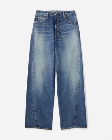 WOMEN | Skew Straight Jeans 11oz Medium Indigo,MEDIUM INDIGO, large image number 4
