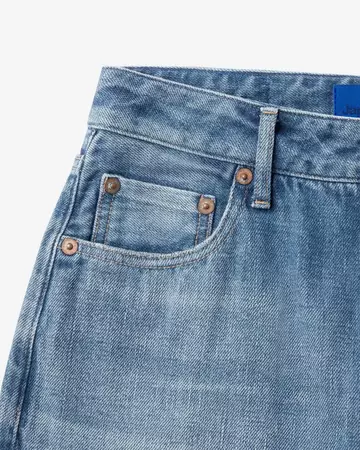 WOMEN | Selvedge Straight Jeans 12oz Medium Indigo,MEDIUM INDIGO, large image number 10