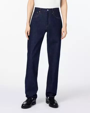 MEN | Selvedge Straight Jeans 14oz,INDIGO, large image number 0