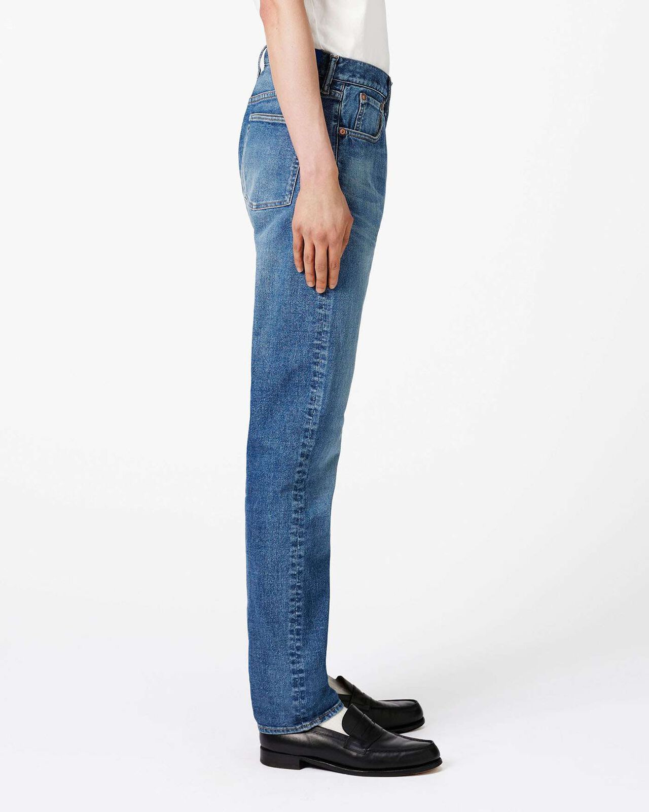 MEN | Stretch Slim Jeans 12oz Medium Indigo,MEDIUM INDIGO, large image number 2
