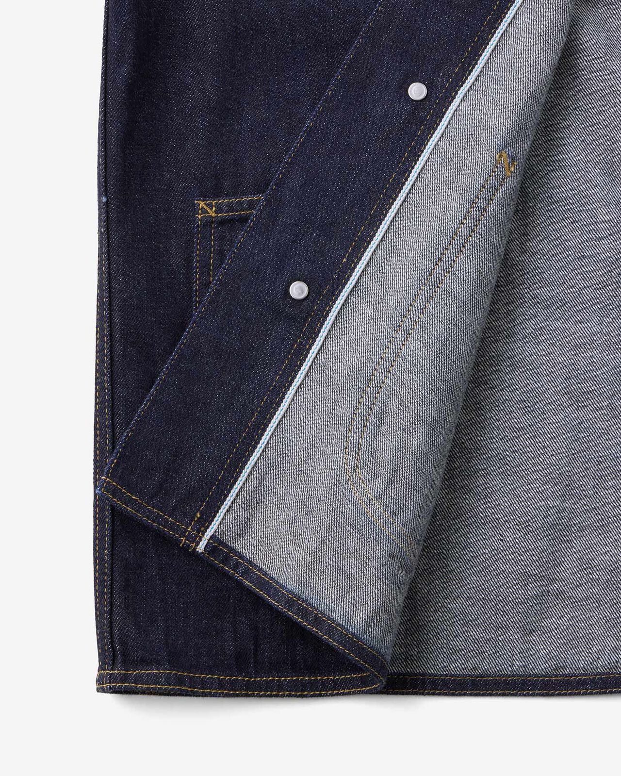 WOMEN | Selvedge Coveralls 12oz,INDIGO, large image number 6