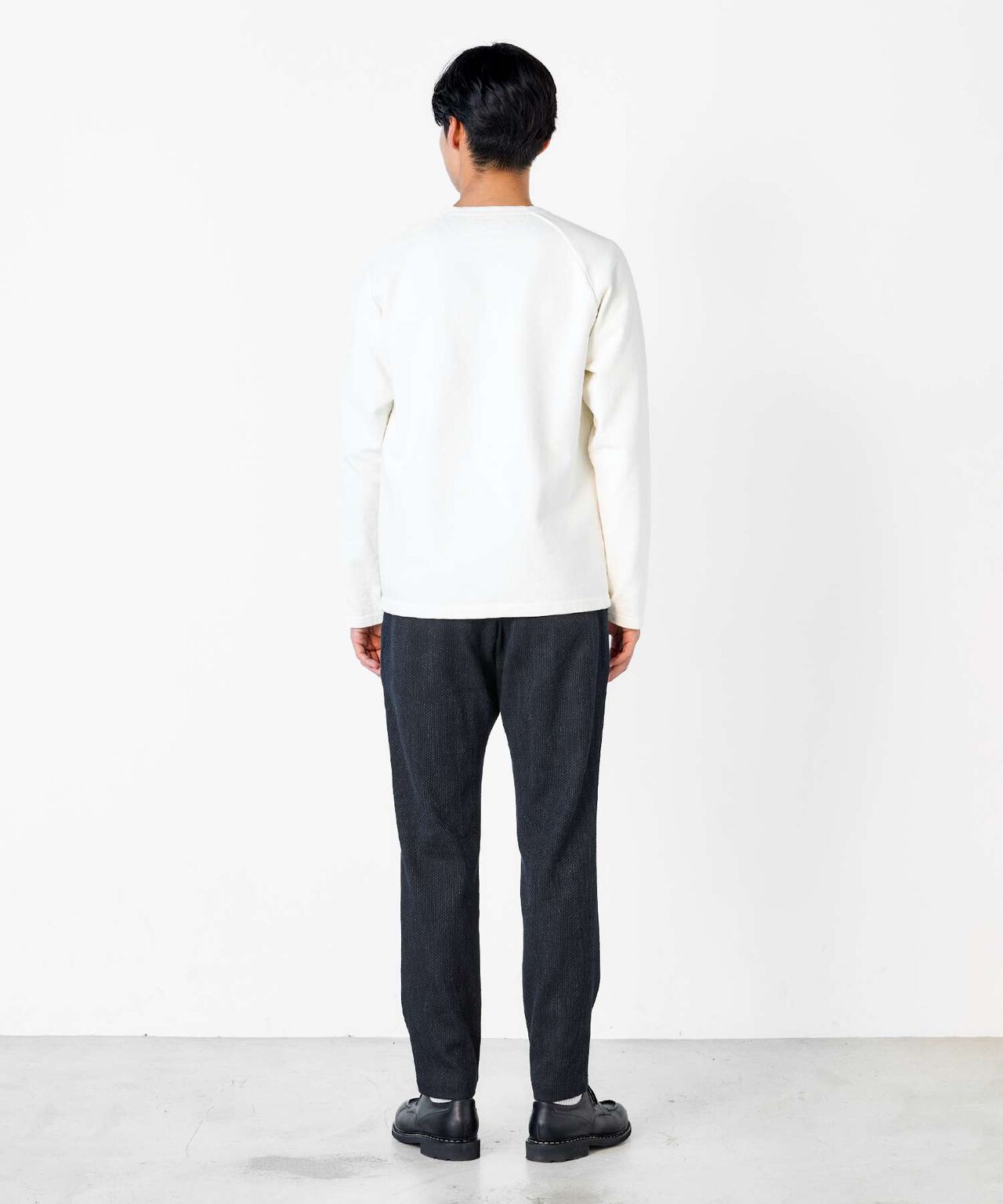 Sashiko Easy Tapered Pants,INDIGO, large image number 5