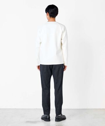 Sashiko Easy Tapered Pants,INDIGO, large image number 5