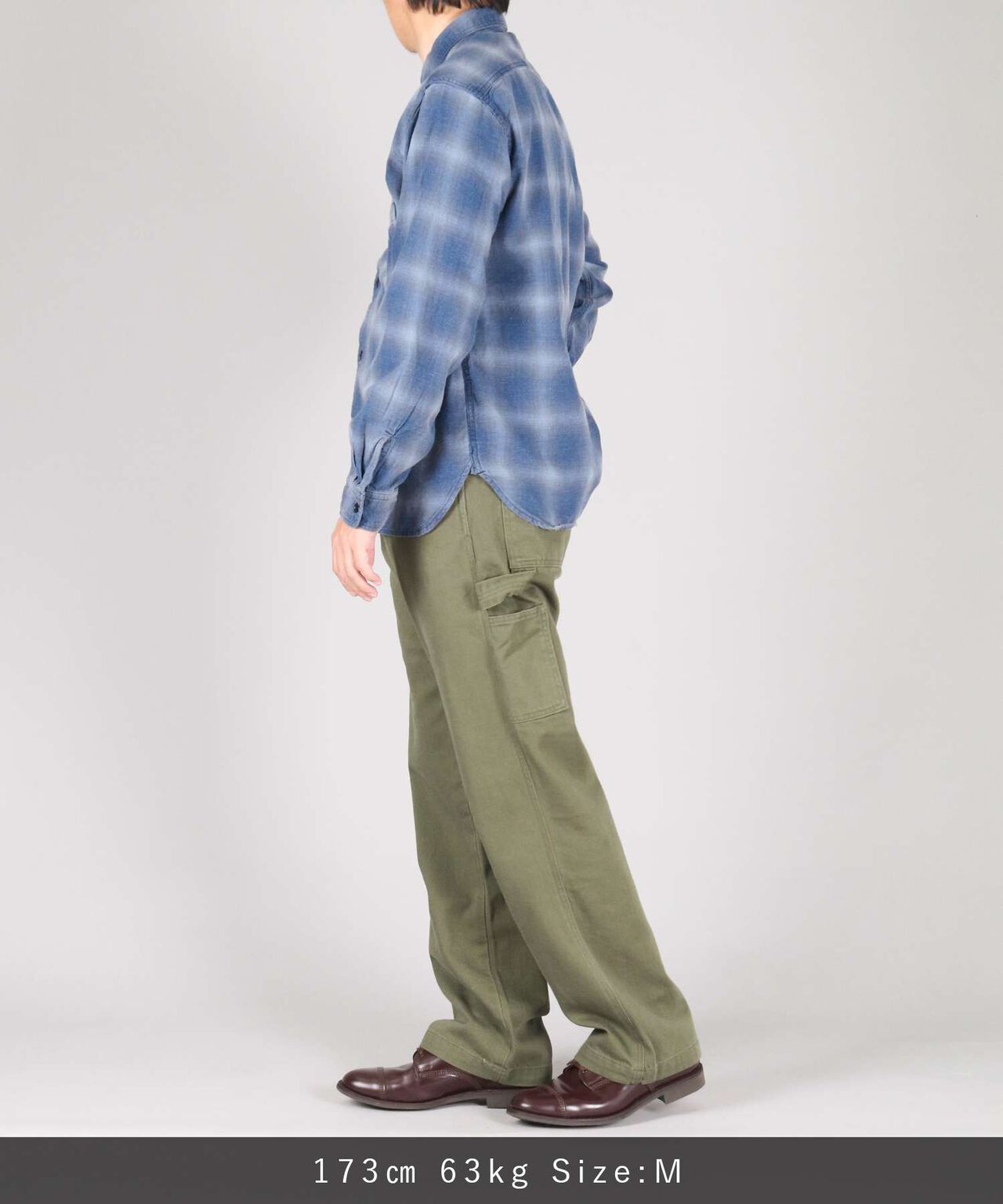 Organic Drill Painter Pants,OLIVE, large image number 3
