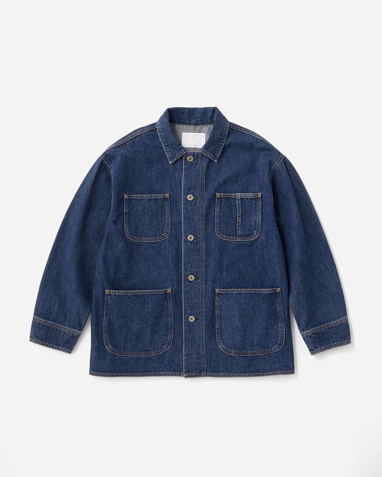 WOMEN | Selvedge Coveralls 12oz Medium Indigo,MEDIUM INDIGO, large image number 4