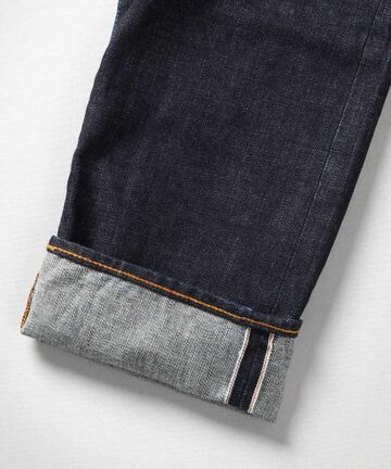 J501 14.8oz US Cotton Loose Selvedge Jeans,INDIGO, large image number 6