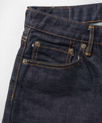J501 14.8oz US Cotton Loose Selvedge Jeans,INDIGO, large image number 5