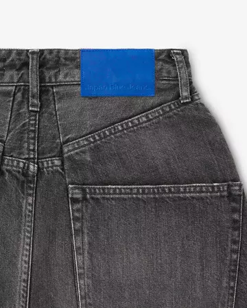 WOMEN | Wrap Straight Jeans 11oz Washed Black,BLACK, large image number 7