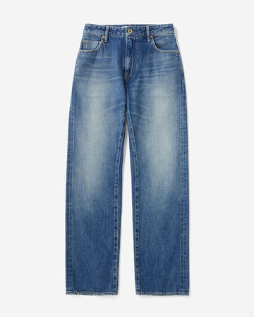 WOMEN | Selvedge Slim Straight Jeans 12oz Medium Indigo,MEDIUM INDIGO, large image number 3