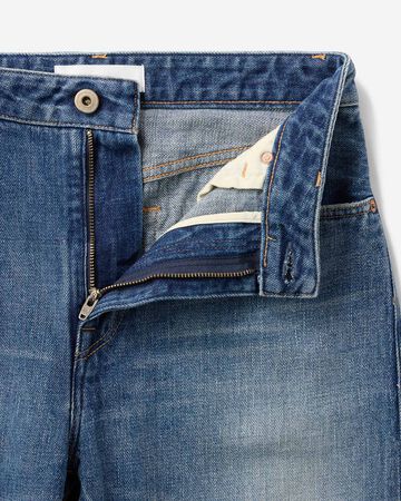 WOMEN | Selvedge Slim Straight Jeans 12oz Medium Indigo,MEDIUM INDIGO, large image number 4