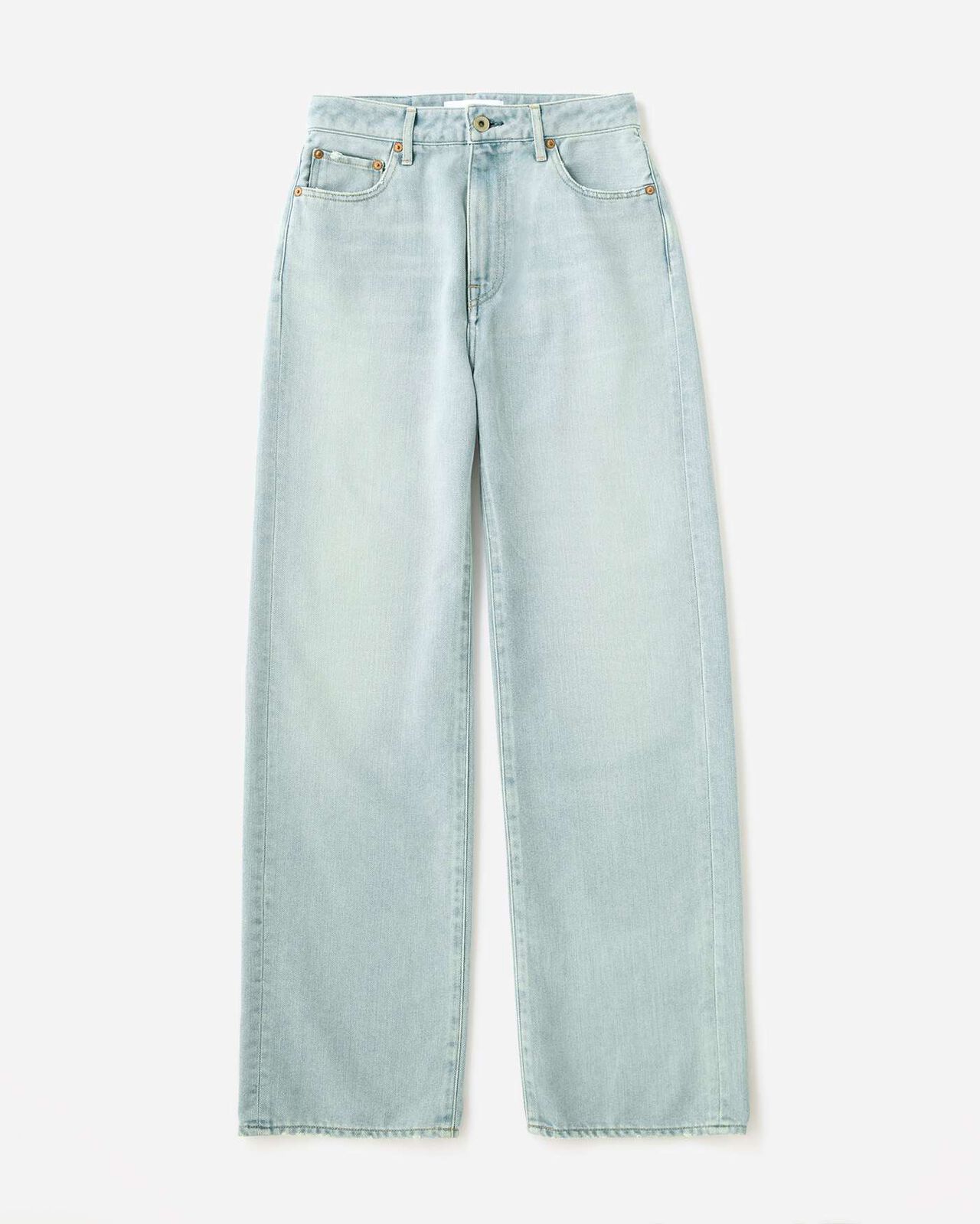 WOMEN | Light Straight Jeans 9oz Light Indigo,LIGHT INDIGO, large image number 3