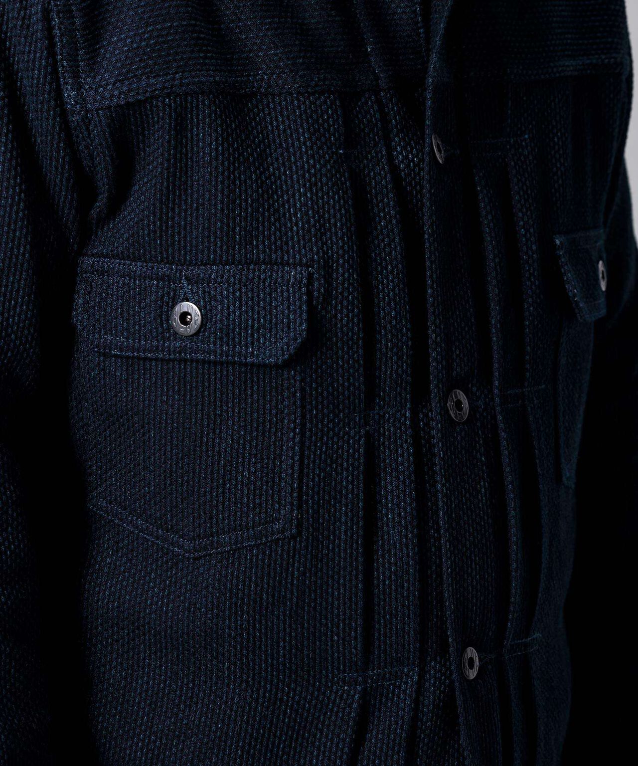 Sashiko Type 2 Jacket,INDIGO, large image number 7