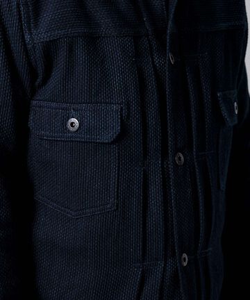 Sashiko Type 2 Jacket,INDIGO, large image number 7
