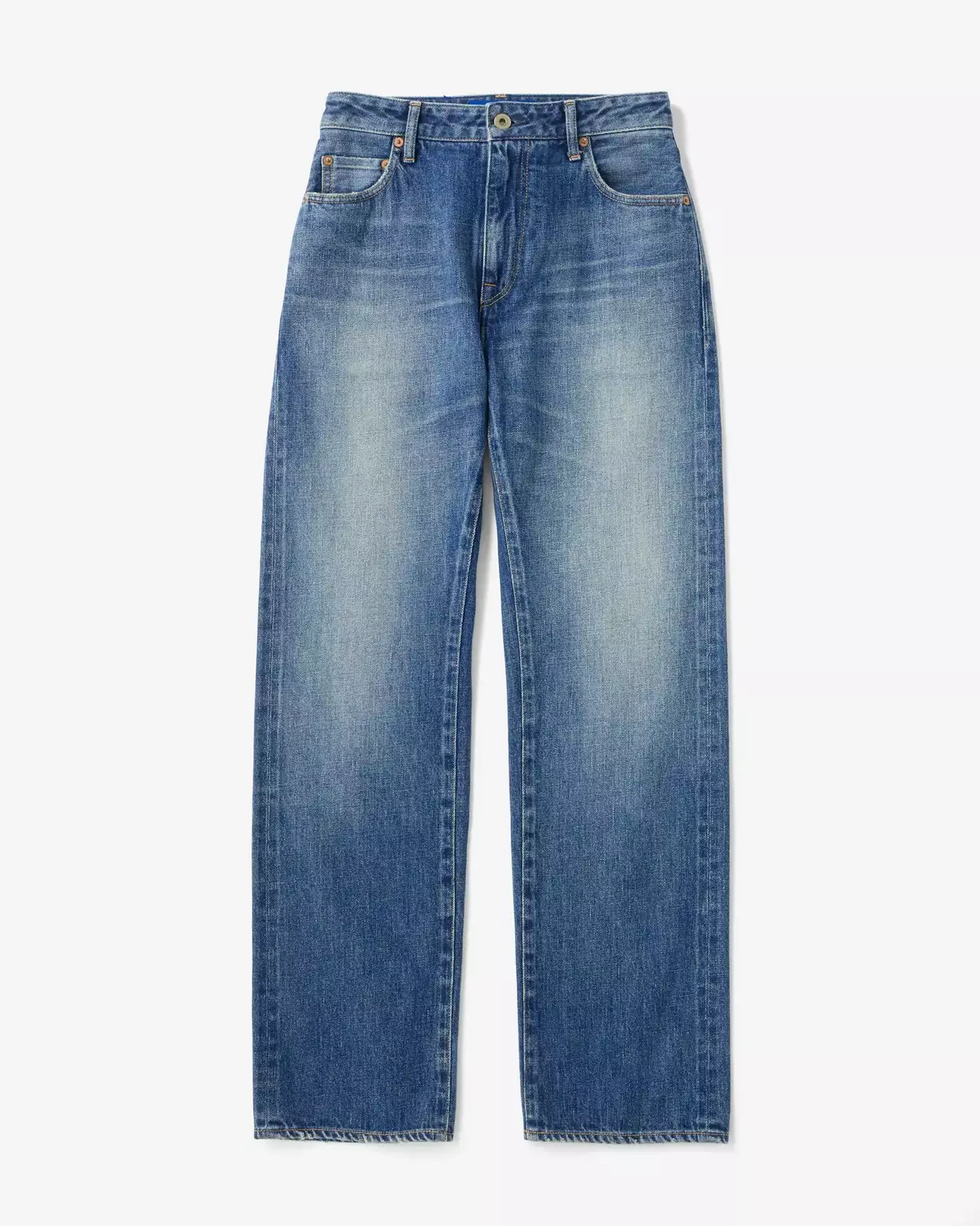 WOMEN | Selvedge Slim Straight Jeans 12oz Medium Indigo,MEDIUM INDIGO, large image number 3