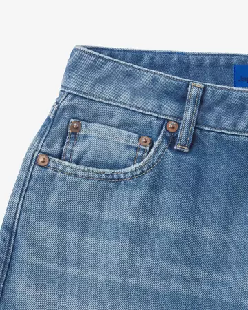 WOMEN | Light Baggy Jeans 9oz Medium Indigo,MEDIUM INDIGO, large image number 10