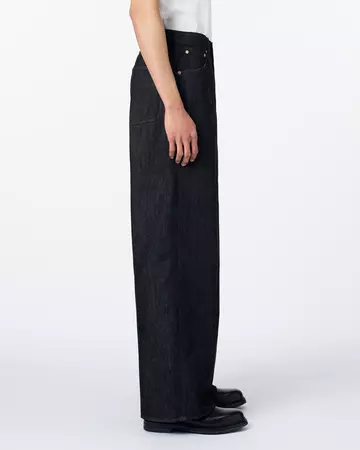 MEN | Light Loose Jeans 9oz Black,BLACK, large image number 1