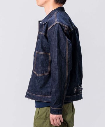 14.8oz Classic Denim Jacket,INDIGO, large image number 7